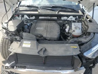 2021 Audi Q5 Premium with VIN WA1AAAFY0M2032763, listed as a Copart auction lot 50742395 with 50,511 mi miles and Salvage Title. Bid and sale history available at carsss.com. Image 12.