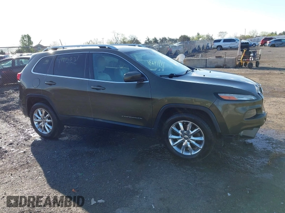 2015 Jeep Cherokee Limited with VIN 1C4PJMDS8FW708226, listed as a IAAI auction lot 41919231 with 188,276 mi miles and . Bid and sale history available at DreamBid. Image 13.