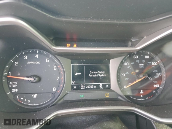 2021 Chevrolet TrailBlazer LS with VIN KL79MNSL0MB076812, listed as a Copart auction lot 46640155 with 20,763 mi miles and Salvage Title. Bid and sale history available at carsss.com. Image 9.