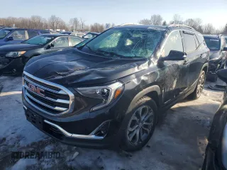 2018 GMC Terrain SLT with VIN 3GKALVEX4JL297975, listed as a Copart auction lot 44896245 with 92,740 mi miles and Salvage Title. Bid and sale history available at carsss.com. Image 1.