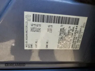 2012 Nissan Altima 2.5 with VIN 1N4AL2AP3CN530544, listed as a Copart auction lot 54362315 with 138,086 mi miles and Salvage Title. Bid and sale history available at DreamBid. Image 13.