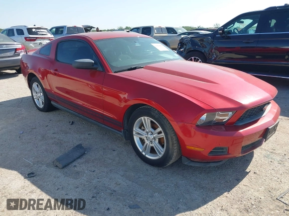 2010 Ford Mustang V6 with VIN 1ZVBP8AN3A5170819, listed as a IAAI auction lot 42024995 with 119,450 mi miles. Bid and sale history available at carsss.com. Image 1.
