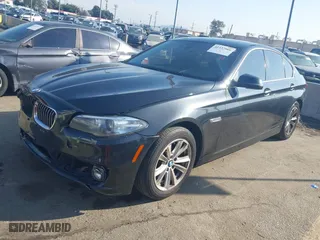 2015 BMW 5 Series 528i with VIN WBA5A5C55FD518546, listed as a IAAI auction lot 41437066 with 135,586 mi miles. Bid and sale history available at carsss.com. Image 21.