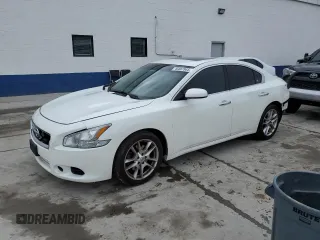 2014 Nissan Maxima SV z VIN 1N4AA5AP6EC465498, wystawiony jako Copart lot #45887865 z przebiegiem 74 460 mil mil oraz Szkoda całkowita • Salvage title. Historia ofert i sprzedaży dostępna na DreamBid. Obrazek 1.