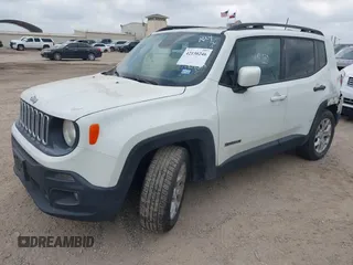2018 Jeep Renegade Latitude with VIN ZACCJABB2JPH42684, listed as a IAAI auction lot 42130246 with Not Provided miles and . Bid and sale history available at carsss.com. Image 2.