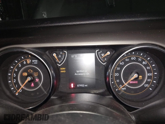 2021 Jeep Wrangler Sport S with VIN 1C4HJXAG2MW502452, listed as a IAAI auction lot 42031159 with 87,952 mi miles and . Bid and sale history available at DreamBid. Image 7.