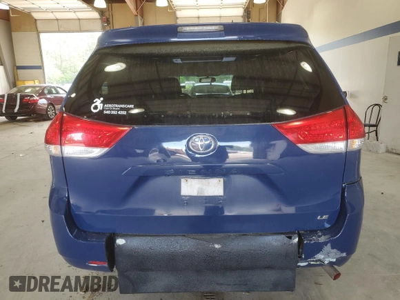 2014 Toyota Sienna LE AAS with VIN 5TDKK3DC7ES451097, listed as a Copart auction lot 55211105 with 251,705 mi miles and Salvage Title. Bid and sale history available at DreamBid. Image 6.