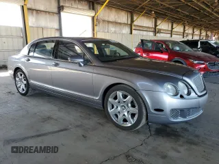 2007 Bentley Flying Spur with VIN SCBBR93W27C046511, listed as a Copart auction lot 62939235 with 93,787 mi miles and Salvage title. Bid and sale history available at DreamBid. Image 4.