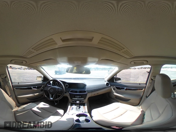 2014 Mercedes-Benz C 250 Sport with VIN WDDGF4HB0EG255701, listed as a IAAI auction lot 42213602 with 107,102 mi miles and . Bid and sale history available at carsss.com. Image 19.