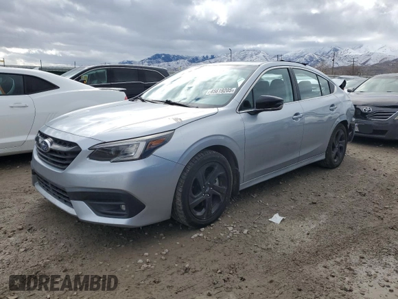 2020 Subaru Legacy Special Sports with VIN 4S3BWAG66L3006623, listed as a Copart auction lot 45619205 with 38,687 mi miles and Salvage Title. Bid and sale history available at carsss.com. Image 1.