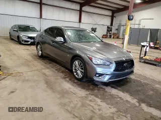 2019 Infiniti Q50 Luxe with VIN JN1EV7AP4KM519630, listed as a Copart auction lot 51926895 with 92,947 mi miles and Salvage title. Bid and sale history available at DreamBid. Image 13.