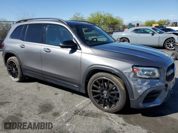 2020 Mercedes-Benz GLB 250 z VIN W1N4M4HB8LW040081, wystawiony jako Copart lot #54938735 z przebiegiem 21 634 mil mil oraz Szkoda całkowita • Salvage title. Historia ofert i sprzedaży dostępna na DreamBid. Obrazek 4.