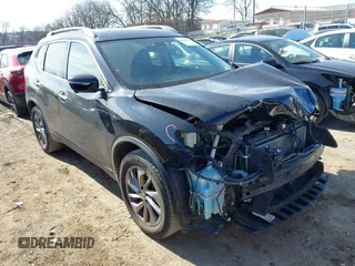 2015 Nissan Rogue SL with VIN 5N1AT2MT4FC837865, listed as a IAAI auction lot 41410931 with 137,664 mi miles. Bid and sale history available at carsss.com. Image 1.