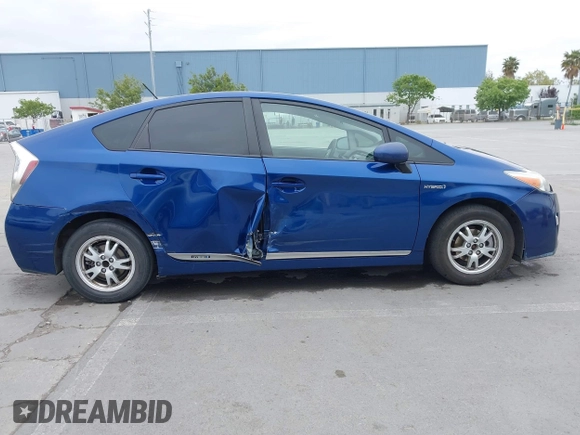 2010 Toyota Prius II with VIN JTDKN3DU4A0166838, listed as a IAAI auction lot 42114622 with 155,607 mi miles. Bid and sale history available at carsss.com. Image 13.