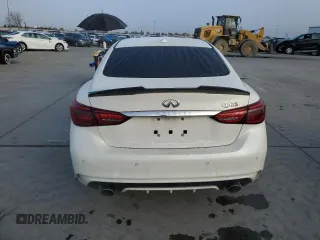2019 Infiniti Q50 RED SPORT 400 with VIN JN1FV7AP3KM760311, listed as a Copart auction lot 84064674 with 47,397 mi miles and Salvage Title. Bid and sale history available at carsss.com. Image 6.