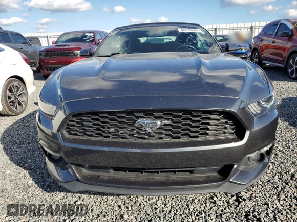 2017 Ford Mustang V6 with VIN 1FATP8EM9H5255950, listed as a Copart auction lot 85610664 with 53,589 mi miles and Salvage Title. Bid and sale history available at carsss.com. Image 5.