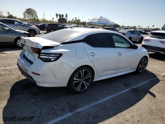 2020 Nissan Sentra SR with VIN 3N1AB8DV9LY246058, listed as a Copart auction lot 46871745 with 85,512 mi miles and Salvage Title. Bid and sale history available at carsss.com. Image 3.