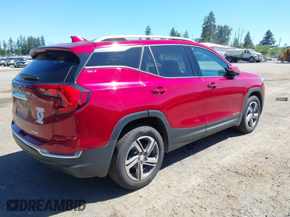 2020 GMC Terrain SLT with VIN 3GKALVEVXLL207293, listed as a IAAI auction lot 42386129 with 101,577 mi miles and . Bid and sale history available at DreamBid. Image 4.