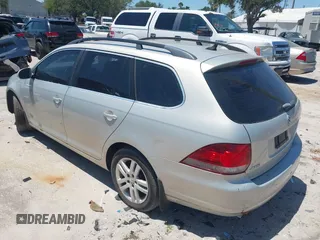 2010 Volkswagen Jetta SportWagen TDI with VIN 3VWPL7AJ5AM687879, listed as a IAAI auction lot 42051137 with 176,398 mi miles. Bid and sale history available at carsss.com. Image 3.