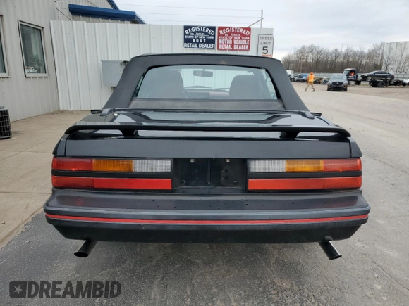 1983 Ford Mustang GT with VIN 1FABP27F0DF213498, listed as a Copart auction lot 81106344 with 13,008 mi miles and Salvage title. Bid and sale history available at DreamBid. Image 6.