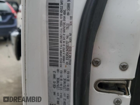 2017 Ram 2500 Tradesman with VIN 3C6UR5HL9HG581757, listed as a Copart auction lot 52908195 with 263,309 mi miles and Salvage title. Bid and sale history available at DreamBid. Image 12.