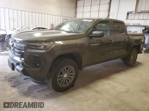 2023 Chevrolet Colorado 2WD LT z VIN 1GCPSCEK6P1267250, wystawiony jako Copart lot #47310055 z przebiegiem Nie podano mil oraz Szkoda całkowita • Salvage title. Historia ofert i sprzedaży dostępna na DreamBid. Obrazek 1.