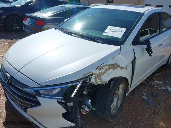 2019 Hyundai Elantra SEL with VIN 5NPD84LF7KH463762, listed as a IAAI auction lot 41465346 with 54,782 mi miles. Bid and sale history available at carsss.com. Image 6.