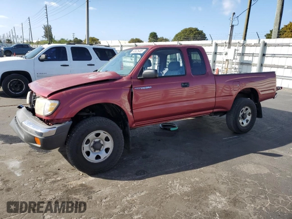 1999 Toyota Tacoma PreRunner with VIN 4TASN92NXXZ573027, listed as a Copart auction lot 48025455 with 111,854 mi miles and Salvage title. Bid and sale history available at DreamBid. Image 1.