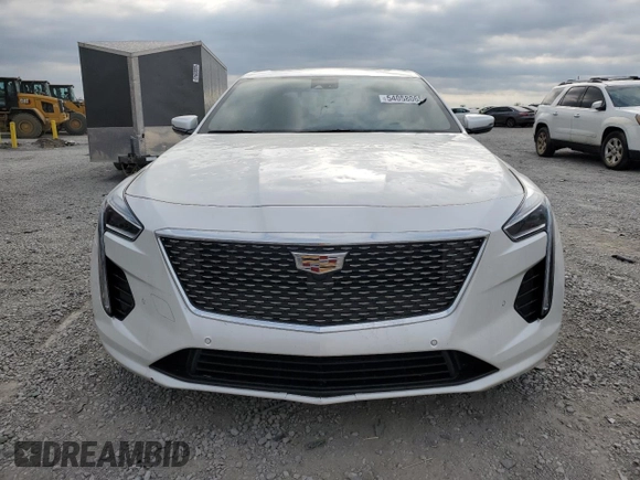 2019 Cadillac CT6 Luxury AWD with VIN 1G6KB5RS7KU123104, listed as a Copart auction lot 54058065 with 75,921 mi miles and Salvage title. Bid and sale history available at DreamBid. Image 5.