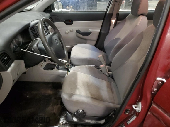 2011 Hyundai Accent GLS with VIN KMHCN4AC2BU598615, listed as a Copart auction lot 45790355 with 175,347 mi miles and Clean Title. Bid and sale history available at DreamBid. Image 7.