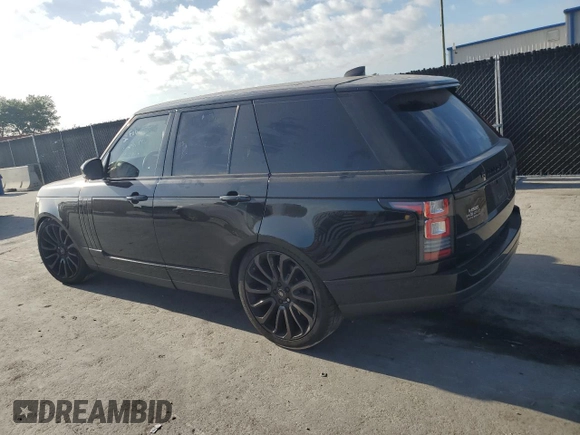 2017 Land Rover Range Rover HSE z VIN SALGS2FVXHA353741, wystawiony jako Copart lot #55454805 z przebiegiem 123 651 mil mil oraz Czysty tytuł • Clean title. Historia ofert i sprzedaży dostępna na DreamBid. Obrazek 2.