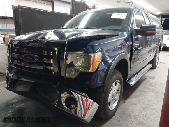2011 Ford F-150 XL with VIN 1FTFX1CF0BFD42141, listed as a IAAI auction lot 41612837 with 195,235 mi miles. Bid and sale history available at carsss.com. Image 2.