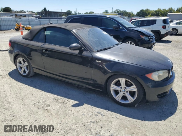 2008 BMW 1 Series 128i with VIN WBAUL73558VE88787, listed as a Copart auction lot 64285035 with 267,985 mi miles and Clean title. Bid and sale history available at DreamBid. Image 4.