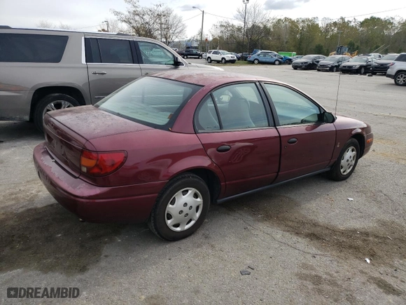 2002 Saturn SL with VIN 1G8ZH52872Z223855, listed as a Copart auction lot 76230484 with 221,107 mi miles and Non Repairable. Bid and sale history available at carsss.com. Image 3.