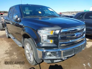 2015 Ford F-150 XLT with VIN 1FTEW1EF6FKD56778, listed as a IAAI auction lot 41661550 with 108,237 mi miles. Bid and sale history available at carsss.com. Image 1.