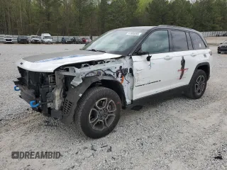 2022 Jeep Grand Cherokee Trailhawk with VIN 1C4RJYC65N8720955, listed as a Copart auction lot 51505265 with 27,618 mi miles and Salvage title. Bid and sale history available at DreamBid. Image 1.