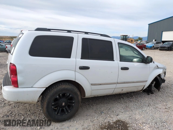 2005 Dodge Durango SLT with VIN 1D4HB48D95F529241, listed as a Copart auction lot 58195995 with 243,097 mi miles and Salvage title. Bid and sale history available at DreamBid. Image 3.