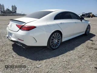 2021 Mercedes-Benz CLS 450 with VIN W1K2J5JB7MA087033, listed as a Copart auction lot 63196523 with 21,675 mi miles and . Bid and sale history available at DreamBid. Image 3.