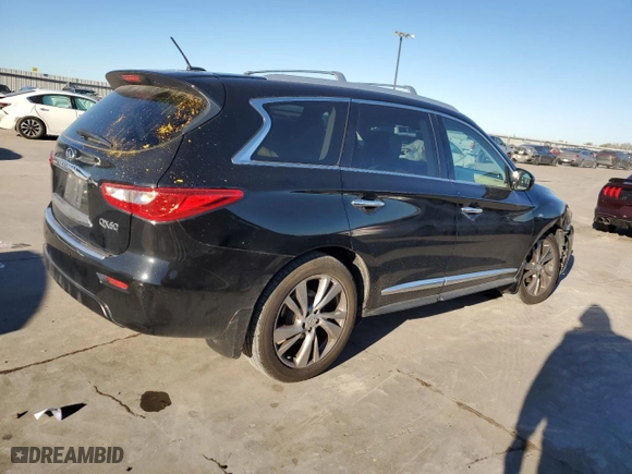 2015 Infiniti QX60 with VIN 5N1AL0MN4FC530525, listed as a Copart auction lot 83909744 with 129,476 mi miles and Salvage Title. Bid and sale history available at carsss.com. Image 3.