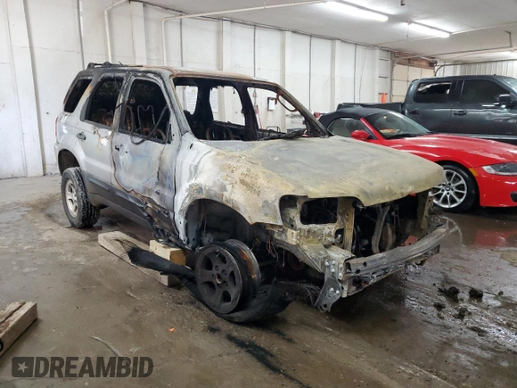 2006 Ford Escape XLS with VIN 1FMYU02Z86KD18623, listed as a Copart auction lot 70593064 with 0 mi miles and Non Repairable. Bid and sale history available at carsss.com. Image 4.
