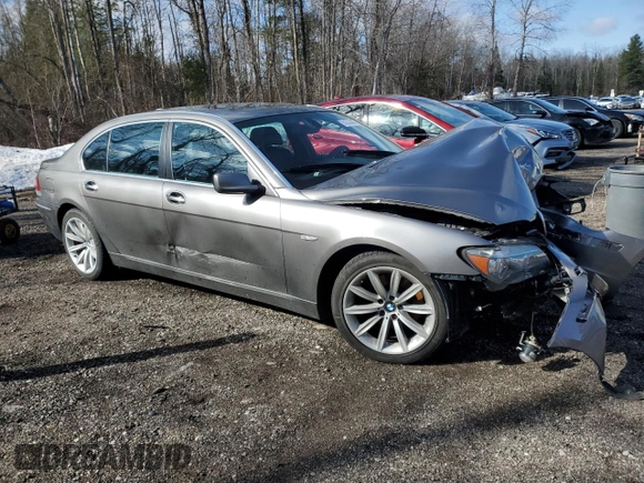 2008 BMW 7 Series 750Li с VIN WBAHN83568DT84734, выставлен на аукционе Copart как лот 51535865 с пробегом Не указан миль и Списание • Salvage title. История ставок и продаж доступна на DreamBid. Изображение 4.