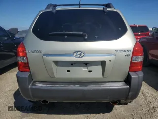 2008 Hyundai Tucson SE with VIN KM8JN12D28U895860, listed as a Copart auction lot 75031204 with 59,376 mi miles and Non Repairable. Bid and sale history available at carsss.com. Image 6.
