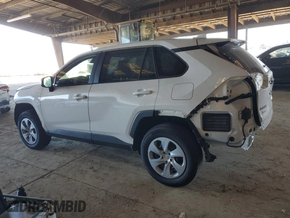 2024 Toyota RAV4 LE with VIN 2T3K1RFV2RC282195, listed as a Copart auction lot 42777655 with 4,836 mi miles and Salvage Title. Bid and sale history available at carsss.com. Image 2.