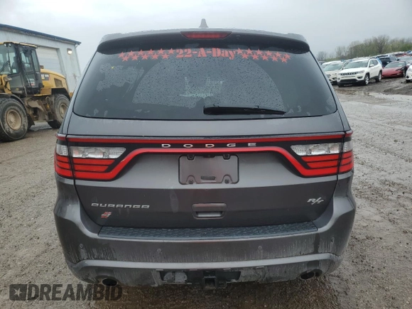 2018 Dodge Durango R/T with VIN 1C4SDJCTXJC219413, listed as a Copart auction lot 55393005 with 148,239 mi miles and Clean title. Bid and sale history available at DreamBid. Image 6.