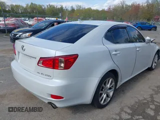 2011 Lexus IS 250 with VIN JTHCF5C28B2035154, listed as a IAAI auction lot 39338816 with 158,574 mi miles and . Bid and sale history available at DreamBid. Image 4.
