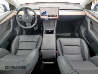 2024 Tesla Model Y Long Range with VIN 7SAYGDEE2RF986014, listed as a Copart auction lot 55791145 with 12,344 mi miles and Salvage title. Bid and sale history available at DreamBid. Image 8.