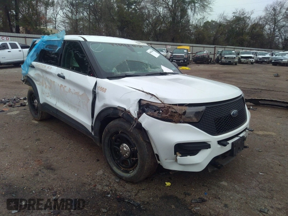 2020 Ford Police Interceptor Utility z VIN 1FM5K8AW9LGC12744, wystawiony jako IAAI lot #38471364 z przebiegiem Nie podano mil oraz . Historia ofert i sprzedaży dostępna na DreamBid. Obrazek 1.