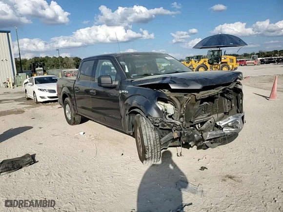 2017 Ford F-150 XL with VIN 1FTEW1C86HFC52758, listed as a Copart auction lot 44631895 with 0 mi miles and Salvage Title. Bid and sale history available at carsss.com. Image 10.