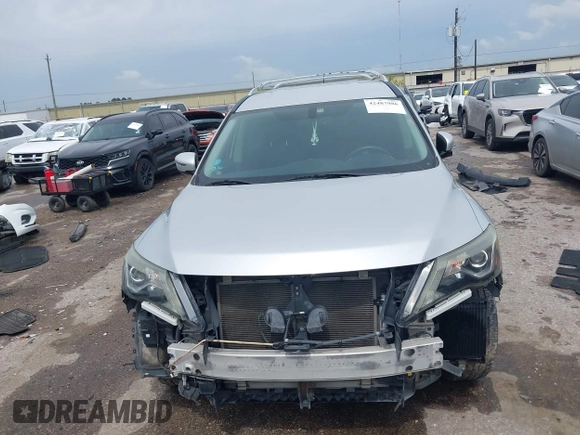 2018 Nissan Pathfinder SL with VIN 5N1DR2MN2JC602824, listed as a IAAI auction lot 42487986 with 127,955 mi miles and . Bid and sale history available at DreamBid. Image 13.