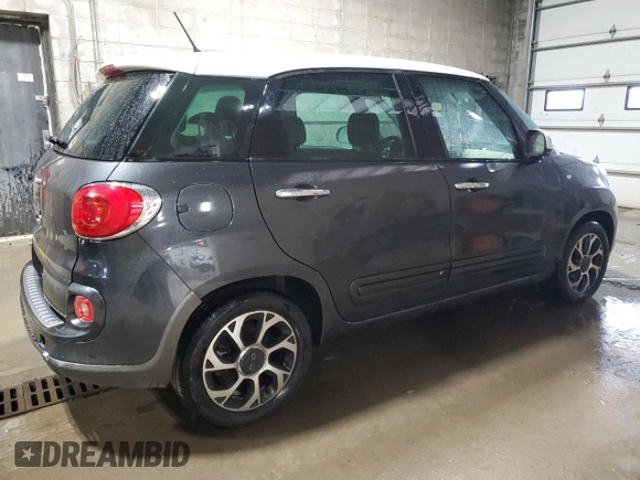 2014 FIAT 500L Easy with VIN ZFBCFABH4EZ015157, listed as a Copart auction lot 53184395 with 111,873 mi miles and Clean Title. Bid and sale history available at carsss.com. Image 3.